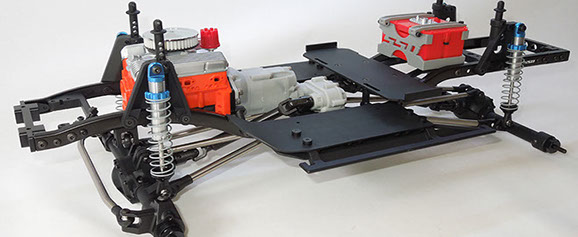 SS00350 Trail King/SCX10 II Rear Chassis Extension SSD00350 SS00350 Trail King/SCX10 II Rear Chassis Extension SSD00350
